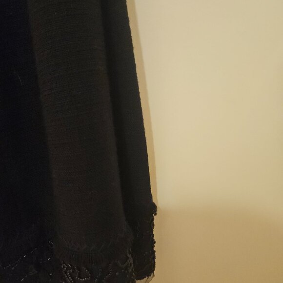 Elegant vintage Elie Tahari wool skirt with beaded embroidery (see sizing below) - Picture 14 of 16